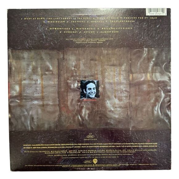 Roger Eno – Between Tides Opal Record LP – 9 25767-1 Modern Classical 1988 PROMO - Picture 3 of 9